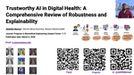 Trustworthy AI in Digital Health: A Comprehensive Review of Robustness and Explainability